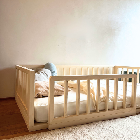 staccionata protettiva letto montessori